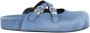 Vic Matié Denim Clog Sandalen met Gekruiste Bandjes - Thumbnail 1