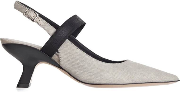 Vic Matié Denim Strap Decollete Schoenen