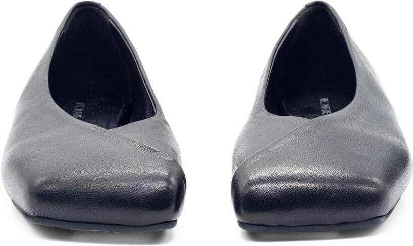 Vic Matié G34 Square Zwarte geplooide ballerina