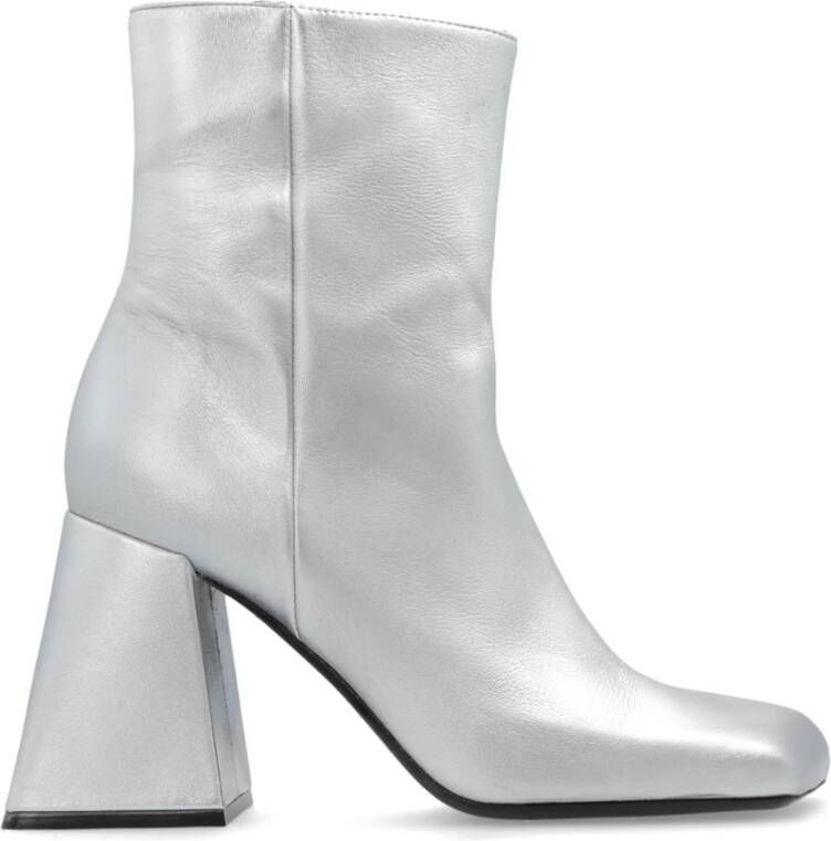 Vic Matié Zilveren Minimalistische Boot Ming Gray Dames