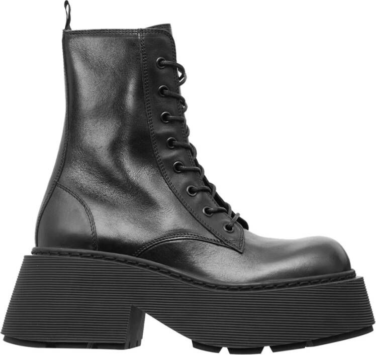 Vic Matié Geveterde Tronchetto Mayon Black Dames
