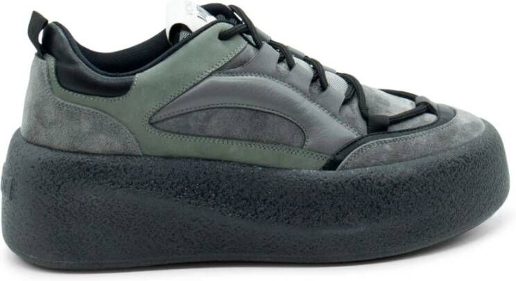 Vic Matié Grijze Zwarte Sneaker Gray Dames