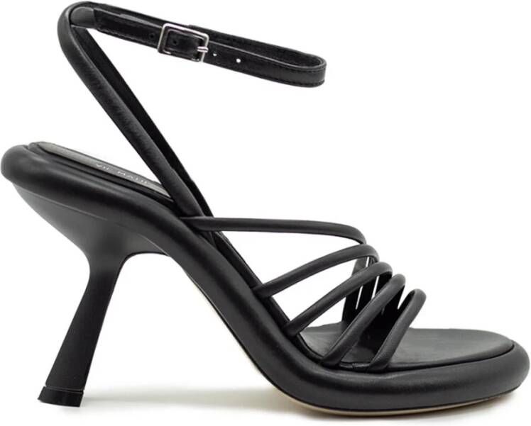 Vic Matié Bonbon hak sandalen Black Dames