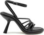 Vic Matié Bonbon hak sandalen Black Dames - Thumbnail 1