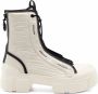 Vic Matié Paddington Tronc 112 101 Dames Veterschoenen Off-White - Thumbnail 7