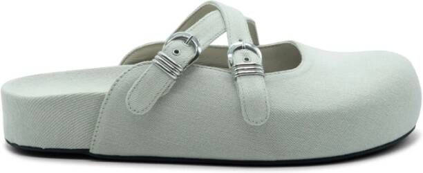 Vic Matié Klompen Sabot Sand Stone Wash Denim - Foto 2