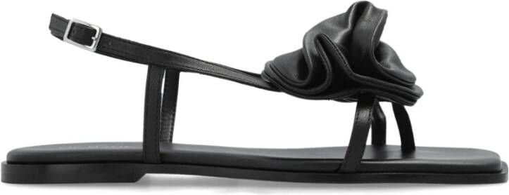 Vic Matié Leren sandalen Logic Black Dames