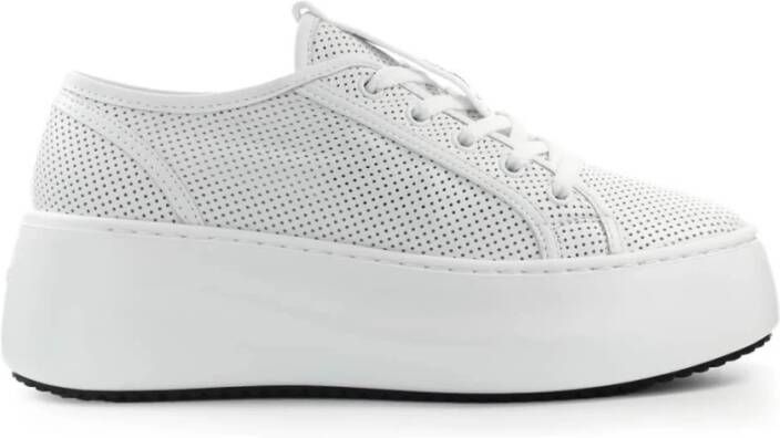 Vic Matié Witte Casual Gesloten Platte Sneakers White Dames