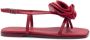 Vic Matié Rode sandalen met bloe applicatie - Thumbnail 1