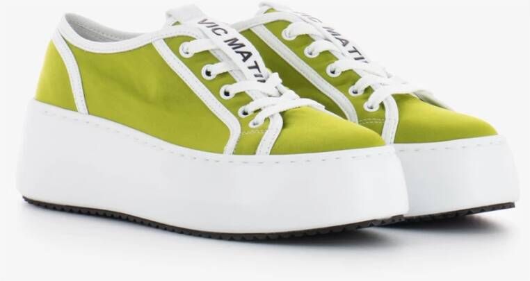 Vic Matié Sneakers Groen Green Dames