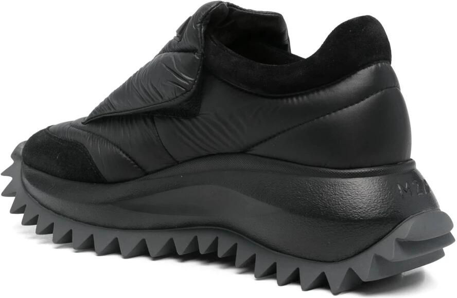 Vic Matié Low-Top Sneakers Black Wedge Sole Sneakers With Textured Upper in zwart - Foto 2