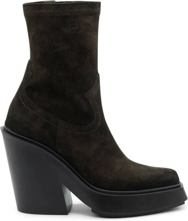 Vic Matié Stretch Leder Western Boots Brown Dames