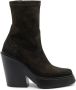 Vic Matié Stretch Leder Western Boots Brown Dames - Thumbnail 1
