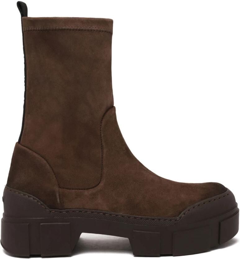 Vic Matié Suede Platform Boots