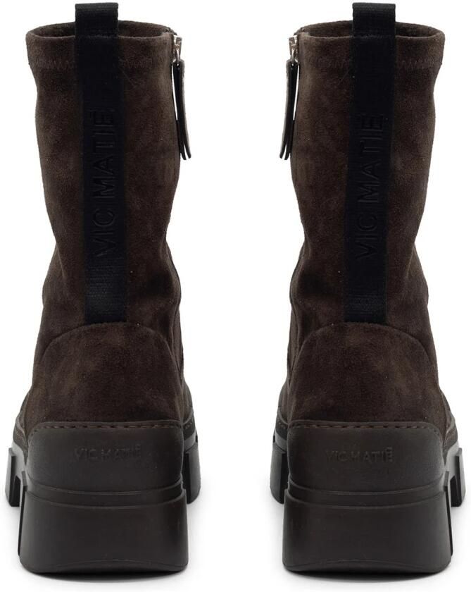 Vic Matié V14 Roccia Donkerbruine stretch enkellaars