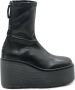 Vic Matié Wedge Boot Stripy in Black - Thumbnail 1
