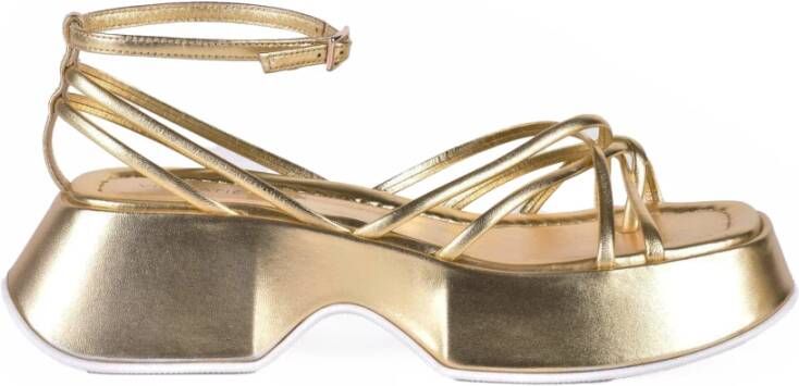 Vic Matié Wig Sandalen met Rubberen Zool