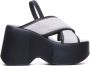 Vic Matié Witte Slingback Crossover Strap Sandalen Multicolor Dames - Thumbnail 1