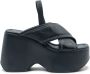Vic Matié Yoko zwarte slipper - Thumbnail 1