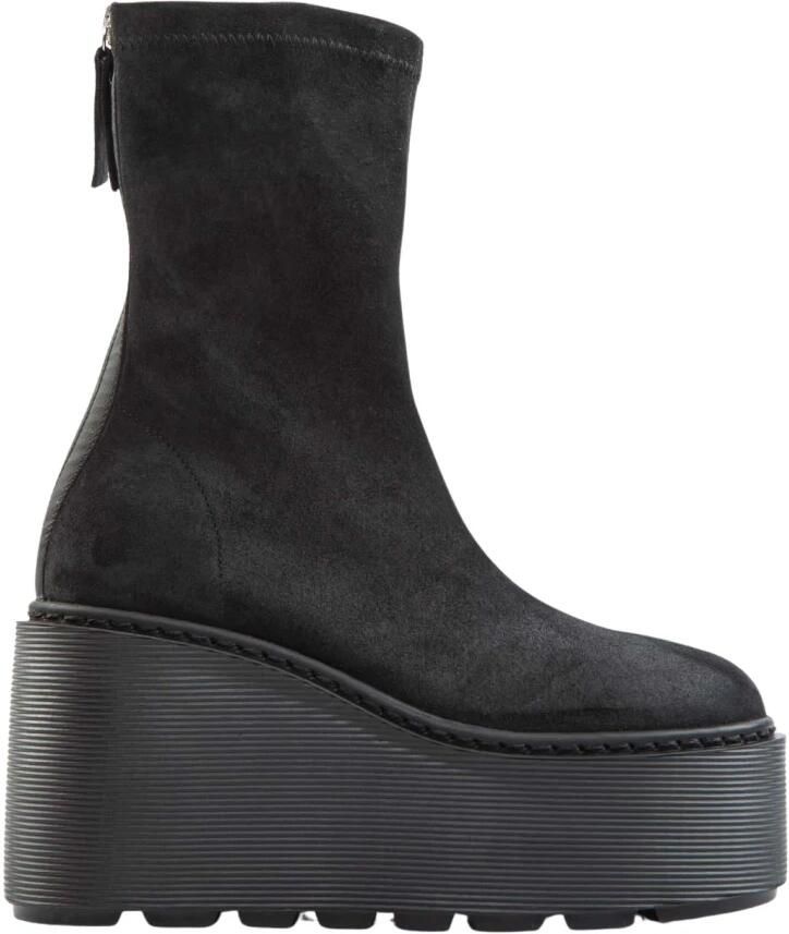 Vic Matié Zeppa Stripy Zip Enkellaars