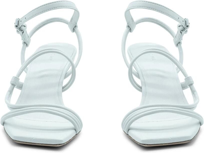 Vic Matié Sandalen White Leather Sandal in wit