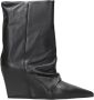 Vic Matié Zwarte Enkellaarsjes Cocoon Stijl Black Dames - Thumbnail 1