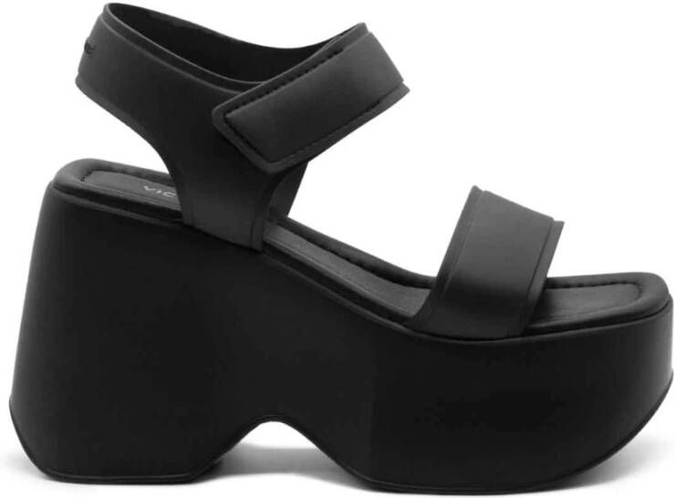 Vic Matié Yoko platform sandalen Black Dames