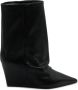 Vic Matié Zwarte Enkellaarsjes Cocoon Stijl Black Dames - Thumbnail 7