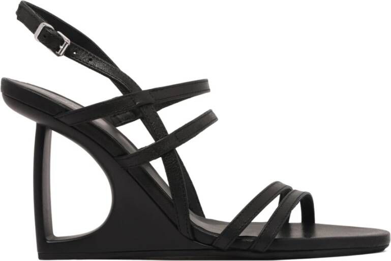 Vic Matié Zwarte Logic Sandalen