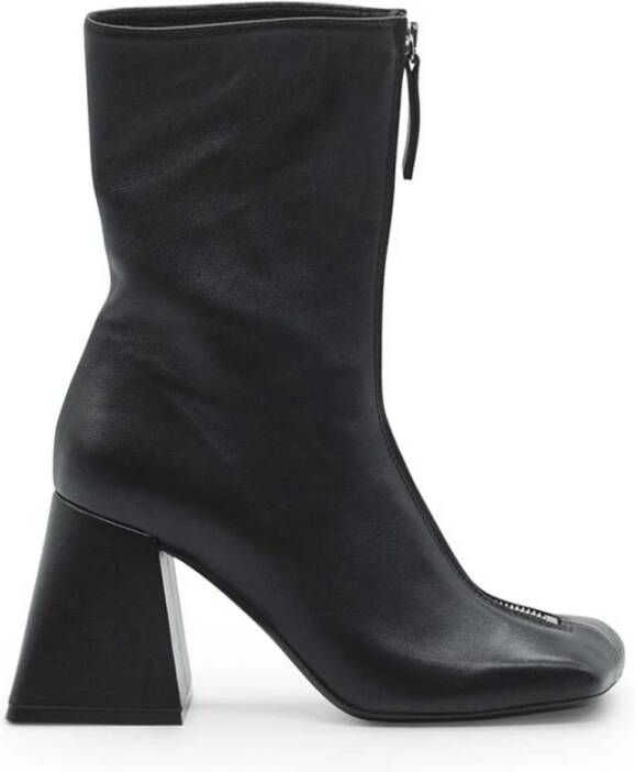 Vic Matié Zwarte Ming Enkellaars Black Dames