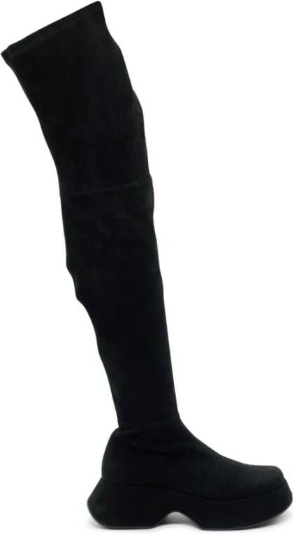 Vic Matié Zwarte Overknee Laarzen Black Dames