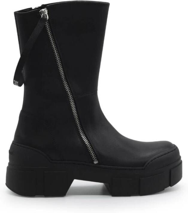 Vic Matié Zwarte Roccia Enkellaars Black Dames