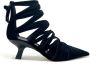 Vic Matié Zwarte Synthetische Lakleren Bootie Black Dames - Thumbnail 1