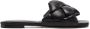 Vic Matié Zwarte Velvet Sandalen Mules Black Dames - Thumbnail 1