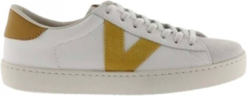 Victoria Leren sportschoenen berlin constraste (grandes tailles) Yellow Unisex - Foto 4