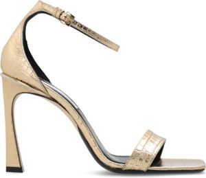 Victoria Beckham Leren sandalen Geel Dames