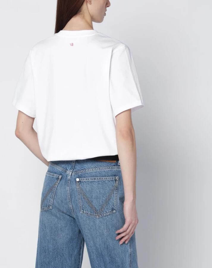 Victoria Beckham Fashion Stole My Smile Slogan T-Shirt - Foto 2