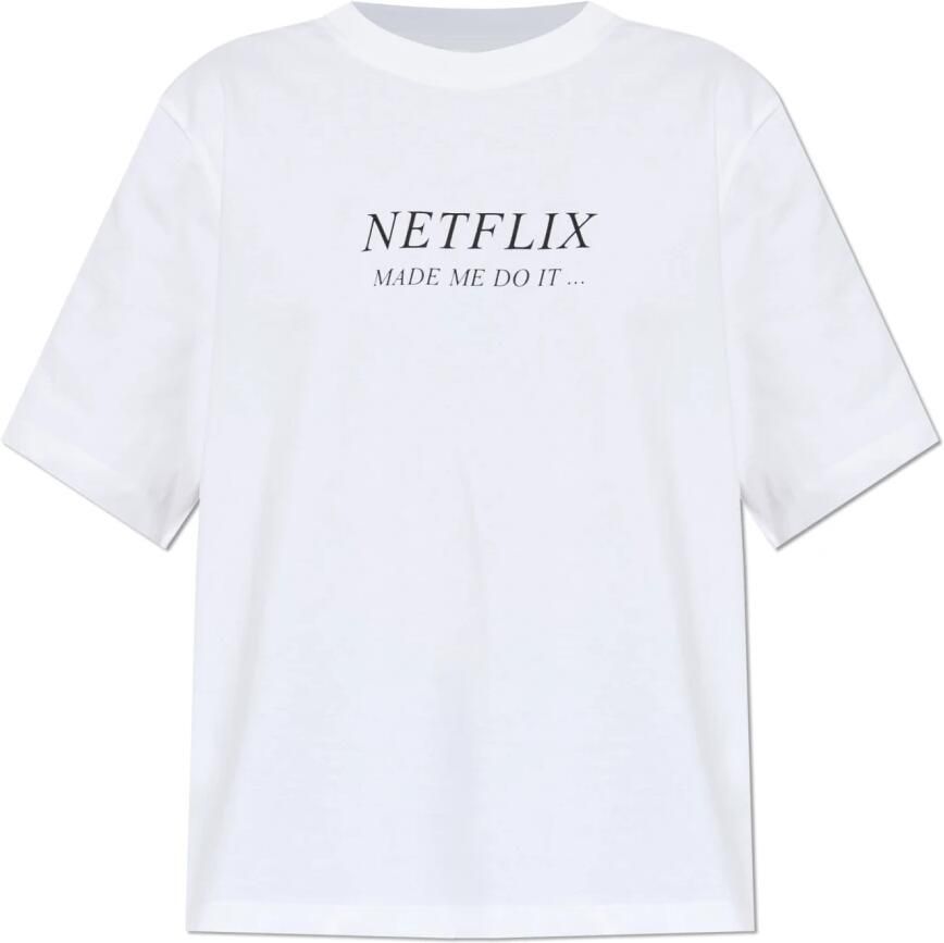 Victoria Beckham Netflix Made Me Do It Slogan T-Shirt - Foto 2