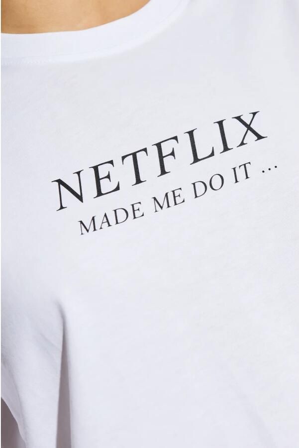 Victoria Beckham Netflix Made Me Do It Slogan T-Shirt