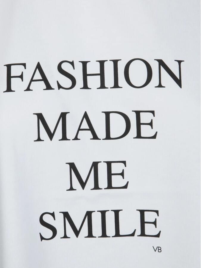 Victoria Beckham Slogan Tee Fashion Made Me Smile - Foto 2