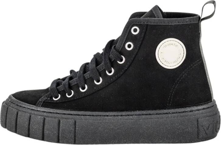 Victoria Casual Lace-Up Sneakers for Women Black Dames