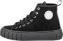 Victoria Casual Lace-Up Sneakers for Women Black Dames - Thumbnail 3