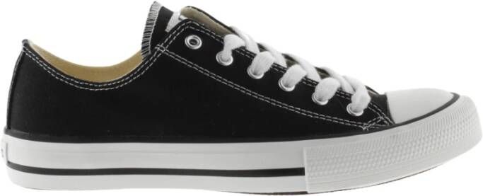 Victoria Canvas Tribe Sneakers (Grote Maten) Zwart Dames