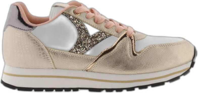 Victoria Dames sportschoenen multi-matériaux Beige Dames