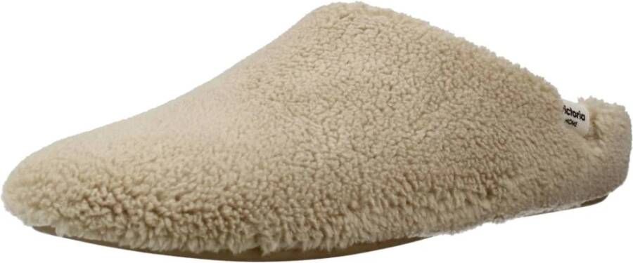 Victoria Gezellige huisslippers voor vrouwen Beige Dames