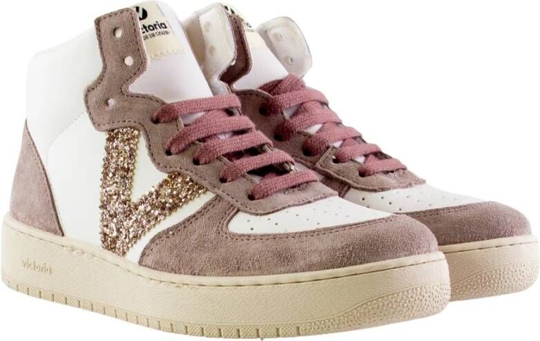 Victoria Glitter sneakers Wit Dames