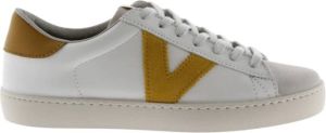 Victoria Leren sportschoenen berlin constraste (grandes tailles) Geel Unisex