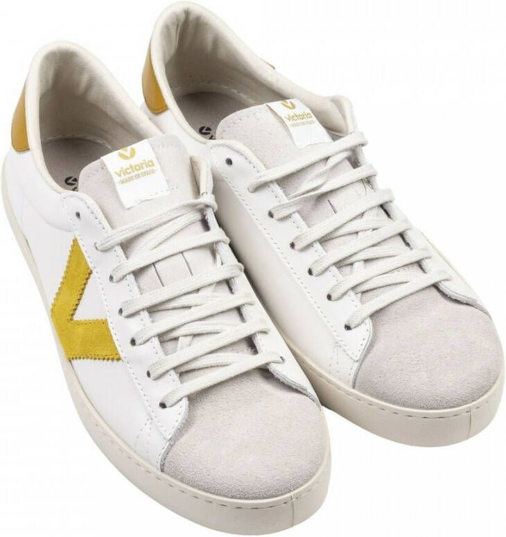 Victoria Leren sportschoenen berlin constraste (grandes tailles) Yellow Unisex - Foto 2