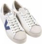 Victoria Contrast Leren Sneakers Grote Maten Blauw - Thumbnail 2