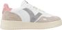 Victoria Leren sneakers met gespleten lederen effect White Dames - Thumbnail 2